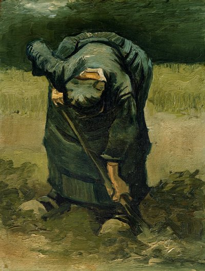 Boerin aan het graven, 1885 door Vincent van Gogh